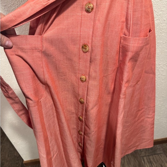 Gabby Skye Pink Sleeveless V-Neck Sundress. NWT SZ 10 - Picture 4 of 9